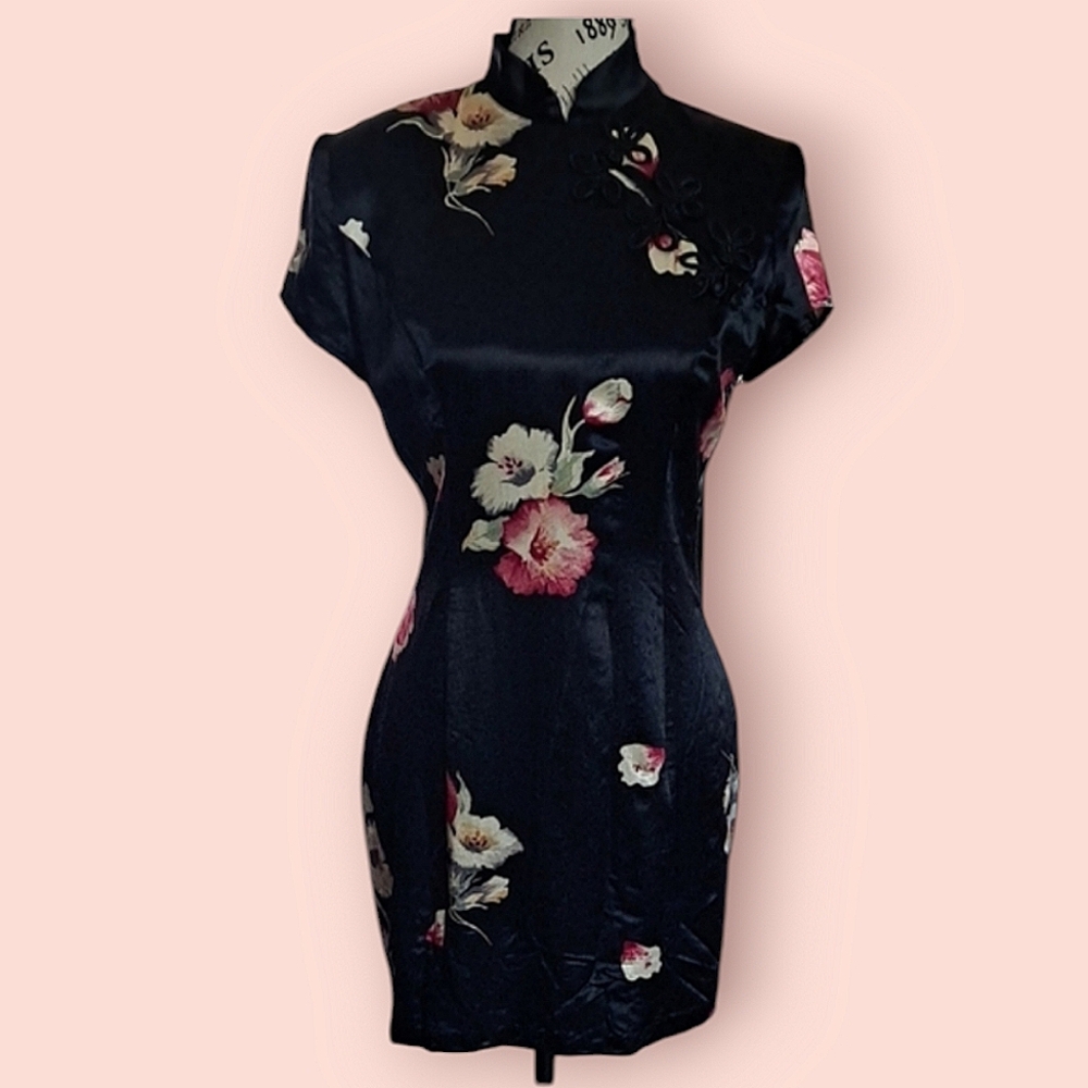 Vintage Roberta Asian Inspired Dress